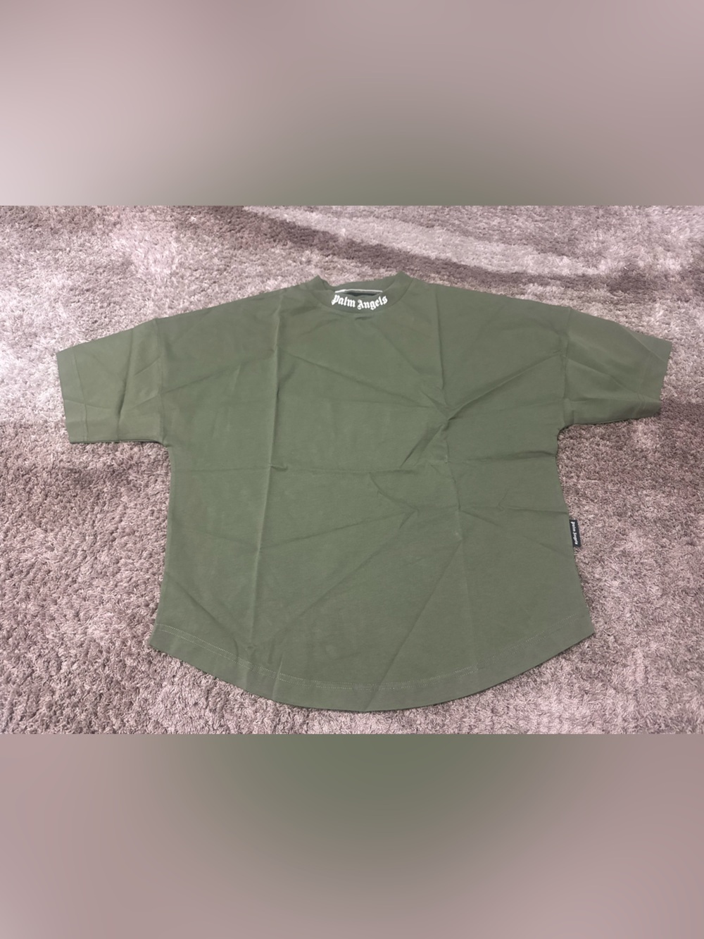 PALM ANGELS
Khaki Classic Logo Over T-shirt